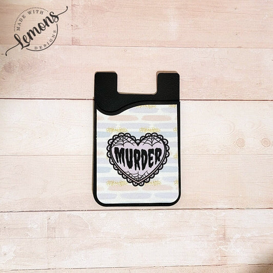 Phone Card Caddy Base with Interchangeable Murder Insert