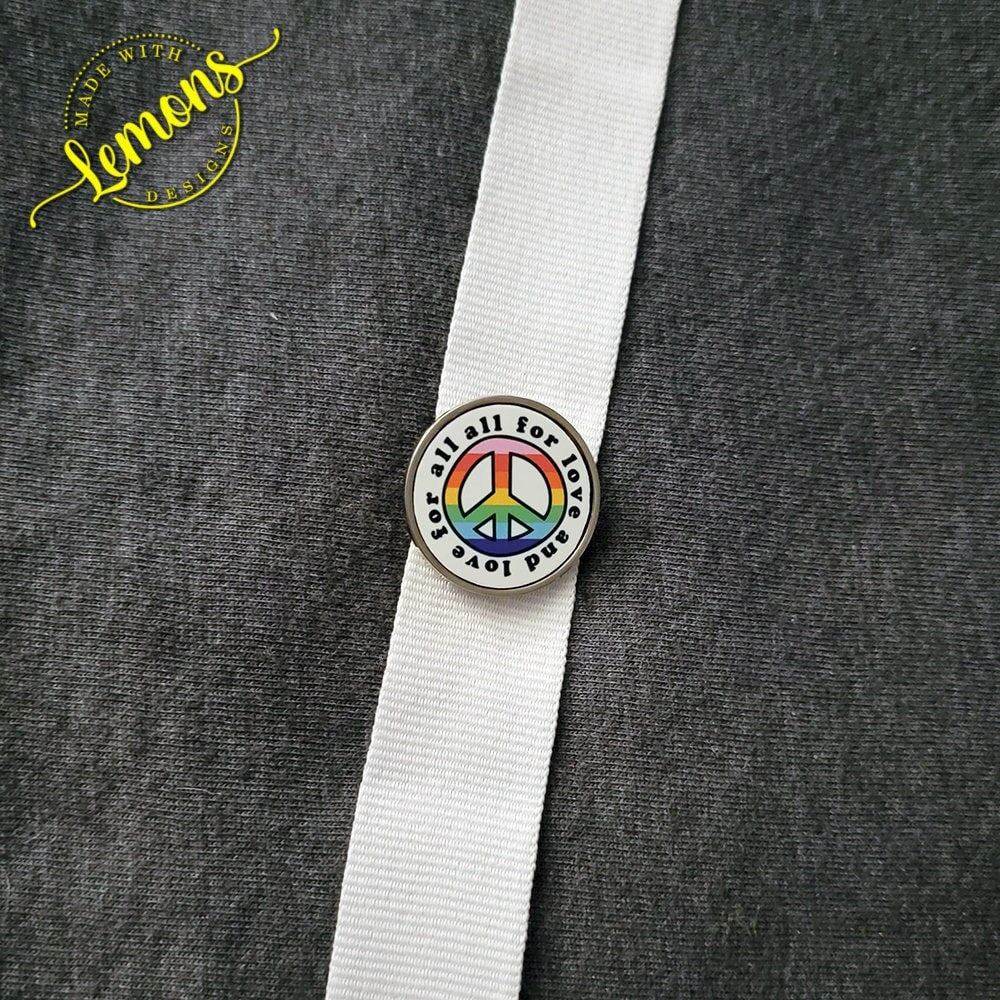 All for Love Lapel Pin