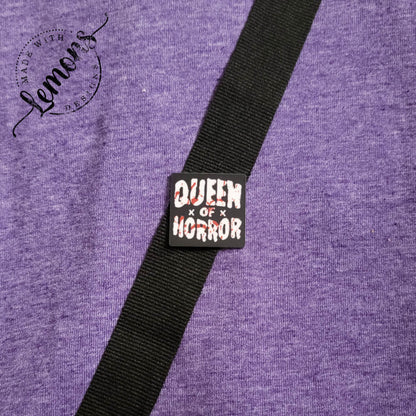 Queen of Horror Square Pin