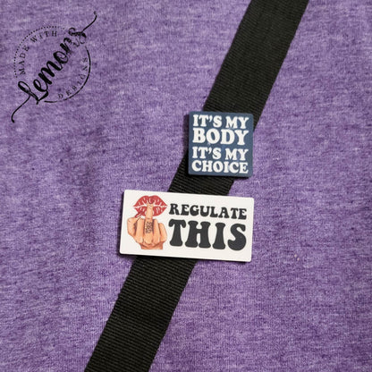 It's My Body It's My Choice 2.0 Square Pin